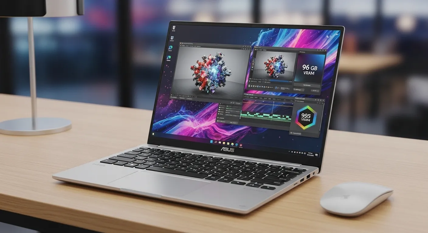 Asus Launches 13-Inch ProArt PX13 Laptop with Up to 96GB VRAM