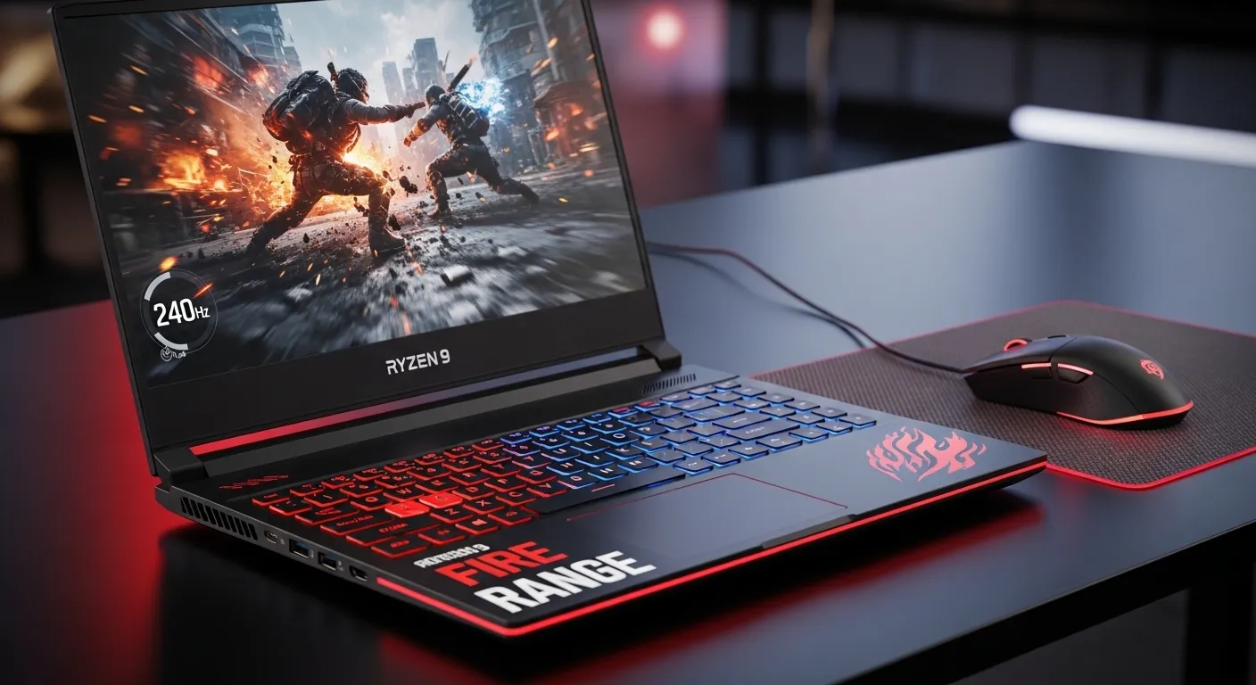 Gaming Laptop with Ryzen 9 Fire Range 240Hz Display Launched