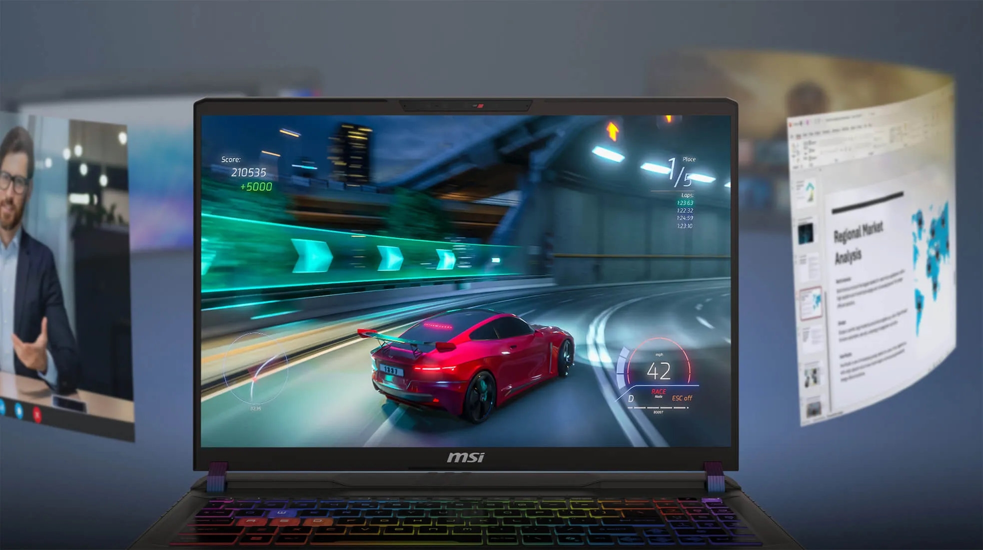MSI Vector 16 HX AI Laptop Extreme Performance with Core Ultra and RTX 50 Series